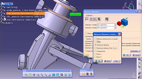 thickness measurement in catia|Measure Thickness in v5 .